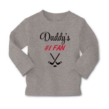 Baby Clothes Daddy S A Fan Hockey Family & Friends Dad Boy & Girl Clothes Cotton
