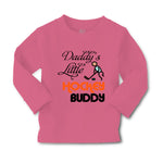 Baby Clothes Daddy's Little Hockey Buddy Dad Father's Day Boy & Girl Clothes - Cute Rascals