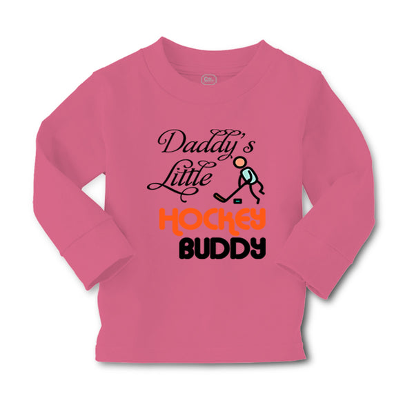 Baby Clothes Daddy's Little Hockey Buddy Dad Father's Day Boy & Girl Clothes - Cute Rascals