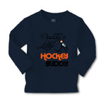 Baby Clothes Daddy's Little Hockey Buddy Dad Father's Day Boy & Girl Clothes - Cute Rascals