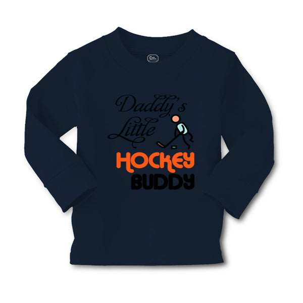 Baby Clothes Daddy's Little Hockey Buddy Dad Father's Day Boy & Girl Clothes - Cute Rascals