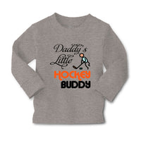 Baby Clothes Daddy's Little Hockey Buddy Dad Father's Day Boy & Girl Clothes - Cute Rascals