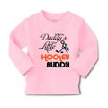 Baby Clothes Daddy's Little Hockey Buddy Dad Father's Day Boy & Girl Clothes