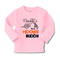 Baby Clothes Daddy's Little Hockey Buddy Dad Father's Day Boy & Girl Clothes - Cute Rascals