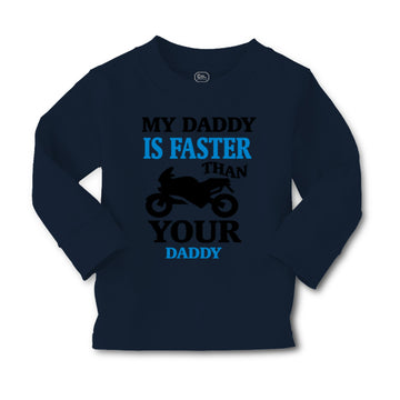 Baby Clothes My Daddy Is Faster than Your Daddy Car Racing Dad Father's Day