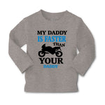 Baby Clothes My Daddy Is Faster than Your Daddy Car Racing Dad Father's Day - Cute Rascals