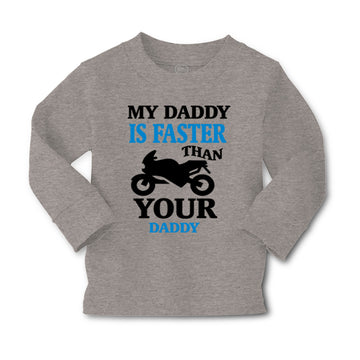 Baby Clothes My Daddy Is Faster than Your Daddy Car Racing Dad Father's Day