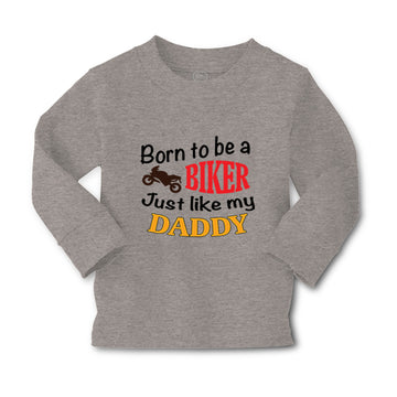Baby Clothes Born to Be A Biker Just like My Daddy Motorcycle Boy & Girl Clothes