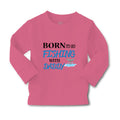 Baby Clothes Born to Fishing with Daddy Fisherman Father's Day B Cotton