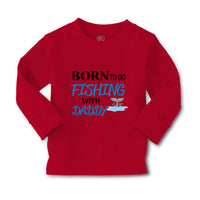 Baby Clothes Born to Fishing with Daddy Fisherman Father's Day B Cotton - Cute Rascals