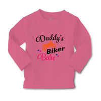 Baby Clothes Daddy's Dad Father Biker Babe Motorcycle Dad Father's Day Cotton - Cute Rascals