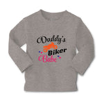 Baby Clothes Daddy's Dad Father Biker Babe Motorcycle Dad Father's Day Cotton - Cute Rascals