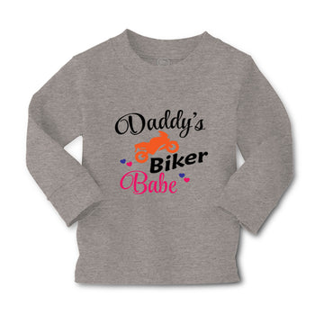Baby Clothes Daddy's Dad Father Biker Babe Motorcycle Dad Father's Day Cotton