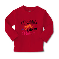 Baby Clothes Daddy's Dad Father Biker Babe Motorcycle Dad Father's Day Cotton - Cute Rascals