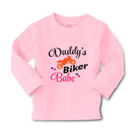 Baby Clothes Daddy's Dad Father Biker Babe Motorcycle Dad Father's Day Cotton - Cute Rascals