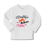 Baby Clothes Daddy's Dad Father Biker Babe Motorcycle Dad Father's Day Cotton - Cute Rascals