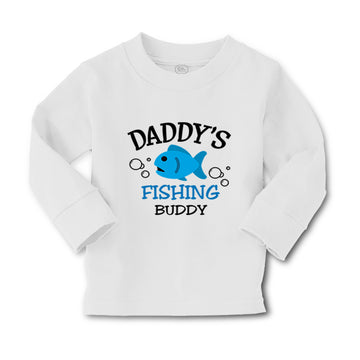 Baby Clothes Daddy's Dad Father Fishing Buddy Style B Dad Father's Day Cotton