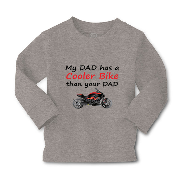 Baby Clothes My Dad Has A Cooler Bike than Your Dad Motorcycle Cotton - Cute Rascals