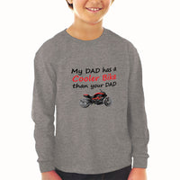 Baby Clothes My Dad Has A Cooler Bike than Your Dad Motorcycle Cotton - Cute Rascals