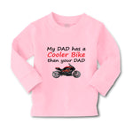 Baby Clothes My Dad Has A Cooler Bike than Your Dad Motorcycle Cotton - Cute Rascals