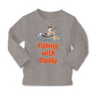 Baby Clothes Fishing with Daddy Fishing Fish Fisherman Boy & Girl Clothes Cotton - Cute Rascals