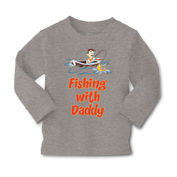 Baby Clothes Fishing with Daddy Fishing Fish Fisherman Boy & Girl Clothes Cotton