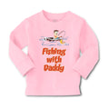 Baby Clothes Fishing with Daddy Fishing Fish Fisherman Boy & Girl Clothes Cotton