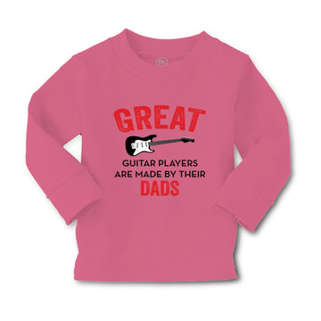Baby Clothes Great Guitar Player Are Made by Their Dad Father's Day Cotton