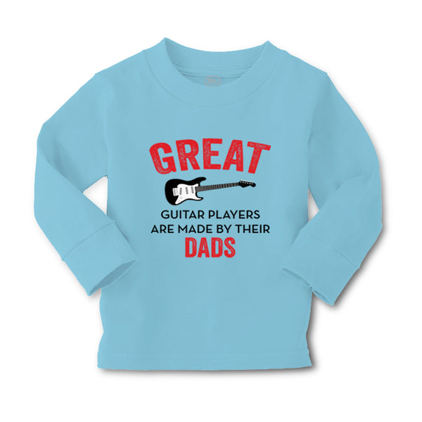 Baby Clothes Great Guitar Player Are Made by Their Dad Father's Day Cotton - Cute Rascals