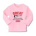Baby Clothes Great Guitar Player Are Made by Their Dad Father's Day Cotton