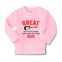 Baby Clothes Great Guitar Player Are Made by Their Dad Father's Day Cotton - Cute Rascals