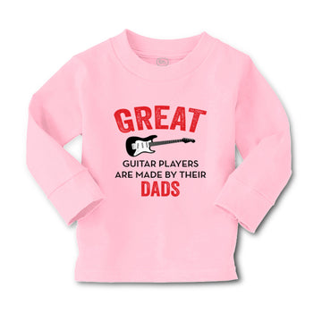 Baby Clothes Great Guitar Player Are Made by Their Dad Father's Day Cotton