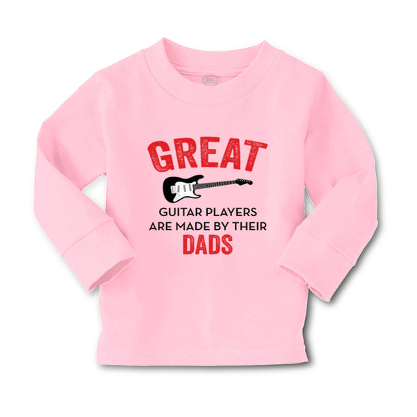 Baby Clothes Great Guitar Player Are Made by Their Dad Father's Day Cotton - Cute Rascals