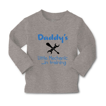Baby Clothes Daddy's Little Mechanic in Training Dad Father's Day Cotton