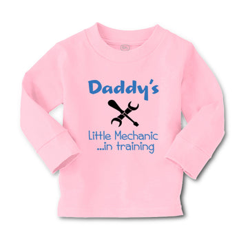 Baby Clothes Daddy's Little Mechanic in Training Dad Father's Day Cotton