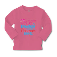 Baby Clothes I Wear Bows and Daddy Wears Fireman Boots Firefighter Cotton - Cute Rascals