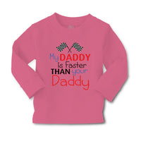 Baby Clothes My Daddy Is Faster than Your Daddy Race Car Dad Father's Day Cotton - Cute Rascals