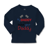 Baby Clothes My Daddy Is Faster than Your Daddy Race Car Dad Father's Day Cotton - Cute Rascals