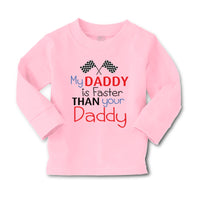 Baby Clothes My Daddy Is Faster than Your Daddy Race Car Dad Father's Day Cotton - Cute Rascals