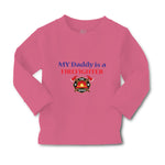 Baby Clothes My Daddy Is A Firefighter Fireman Dad Father's Day Cotton - Cute Rascals