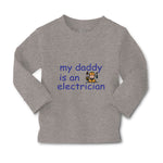 Baby Clothes My Daddy Is An Electrician Dad Father's Day Boy & Girl Clothes - Cute Rascals