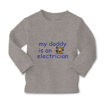 Baby Clothes My Daddy Is An Electrician Dad Father's Day Boy & Girl Clothes