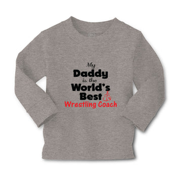 Baby Clothes My Daddy Is The World's Best Wrestling Coach Dad Father's Day