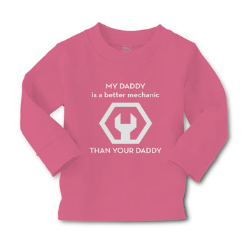 Baby Clothes My Daddy Is A Better Mechanic than Your Daddy Boy & Girl Clothes