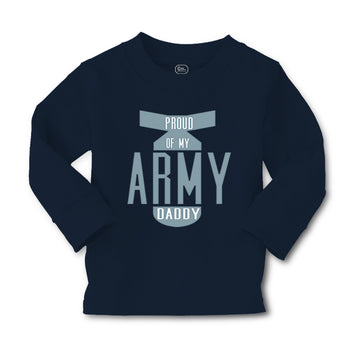 Baby Clothes Proud of My Army Daddy Dad Father's Day Boy & Girl Clothes Cotton