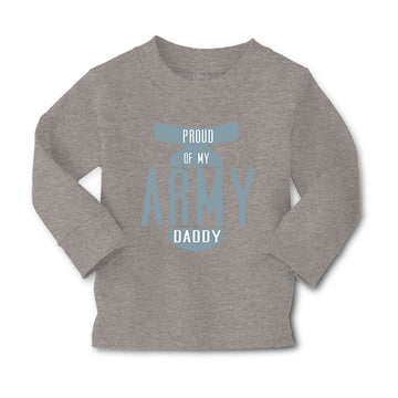 Baby Clothes Proud of My Army Daddy Dad Father's Day Boy & Girl Clothes Cotton