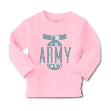 Baby Clothes Proud of My Army Daddy Dad Father's Day Boy & Girl Clothes Cotton