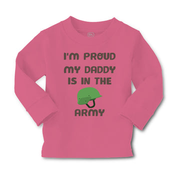 Baby Clothes I'M Proud My Daddy Is in The Army Dad Father's Day Cotton