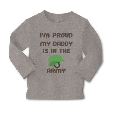 Baby Clothes I'M Proud My Daddy Is in The Army Dad Father's Day Cotton
