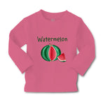 Baby Clothes Pink Watermelon Dark Green Text Boy & Girl Clothes Cotton - Cute Rascals